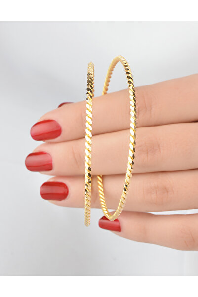 5 gr (GRAM)Ankara Burması Ajda Bilezik Yatırımlık Işçiliksiz 22 Ayar Altın (5.4-5.6-5.8-6.0-6.2)