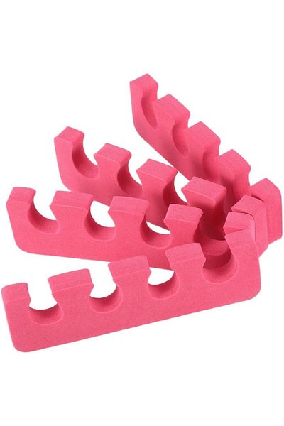 LA PERLA TECH 4Pcs Soft Sponge Finger Toe Separator Divider Spacer EVA Foam Nail Art Pedicure Manicure Tool