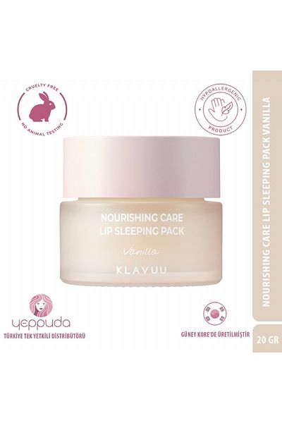 Klavuu Vanilla Extract Nourishing Lip Care Night Mask Nourishing Care Lip Sleeping Pack Vanilla