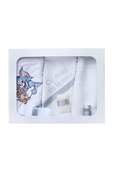 Recostore Trusou cu Tom & Jerry botez, 6 piese, gri, REC2222