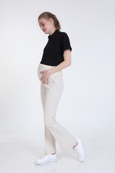 LİYACA Maternity Pants - Beige - Long