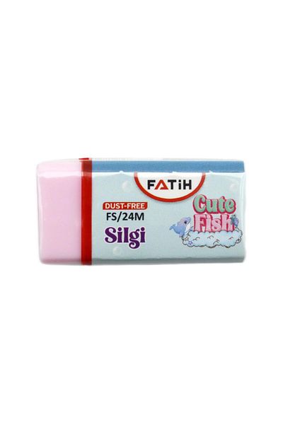 Fatih Cute Fish Dust Free Medium Size Eraser No:24 24 Pieces Fa37083