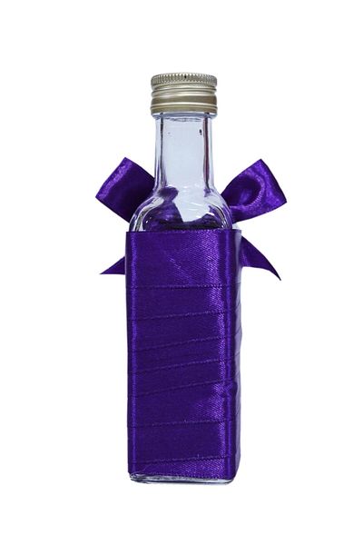 Recostore Sticluta mir cu panglica mov botez, 100 ml, REC336