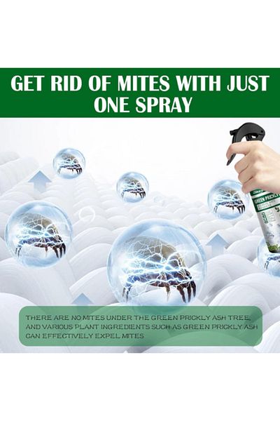 MACON Green Prickly Ash Herbal Mite Remove Dust Mite Killing For Home Beds Sofa Indoor Mite Remover Blanke