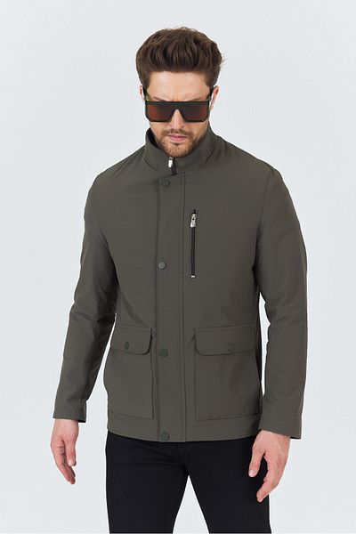 EnricoBASELLİ Judge Collar Summer Coat