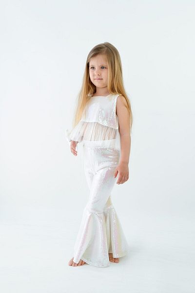 DUCA KIDS Costum de sirenă spaniolă strălucitoare-liliac
