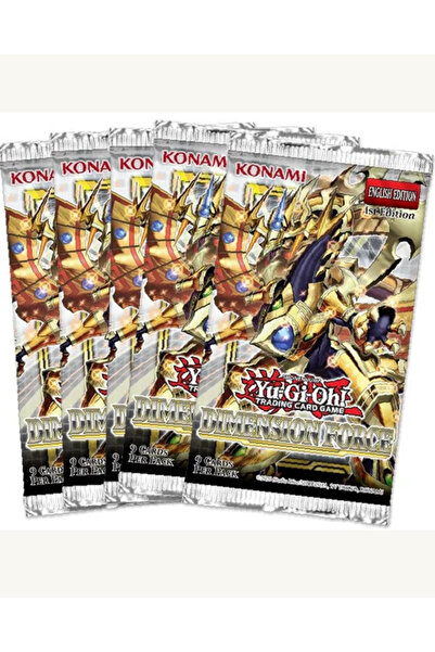 KONAMI Yu-Gi-Oh! - Dimension Force 5 Paket Set (5 Paket= 45 kart)