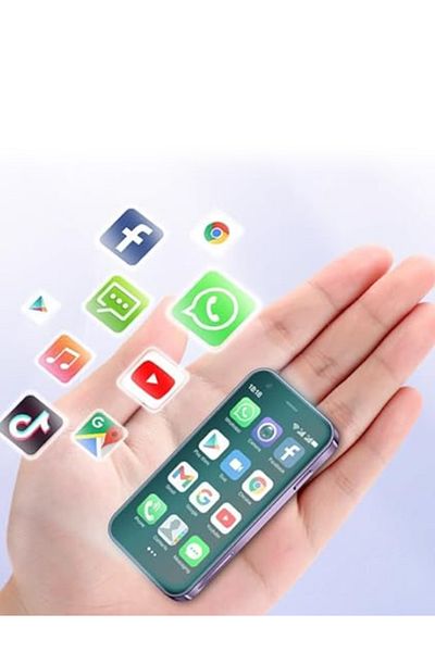 MACON New 15 Pro 4g Mini Smartphone, Dual Sim Dual Standby Wifi 3 Inch Phone, 2gb Ram 16gb Rom, 1500 Mah B
