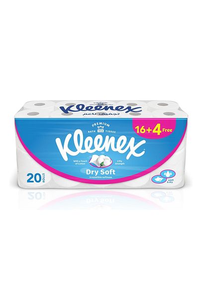 Kleenex toilet paper - 20 rolls