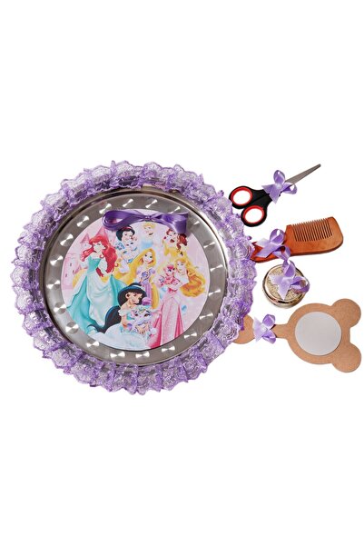 Recostore Tava mot cu Printese , 30 cm, lila, 6 piese,REC1969/32