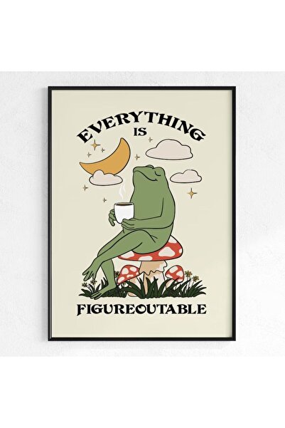 gifttime Poster Motivațional Everything Can Be Solved - Fără Cadru