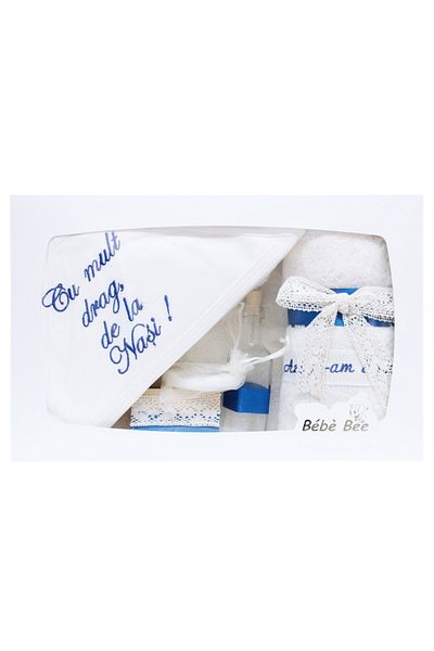 Recostore Electric white-blue baptismal set, 7 pieces, REC1430