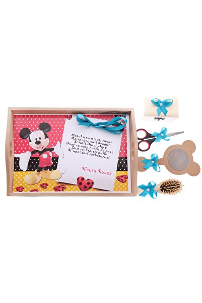 Recostore Tava mot, Mickey Mouse , 6 piese, turcoaz, 35x20 cm,REC1967/21