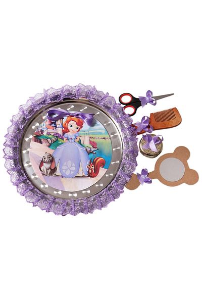 Recostore Princess Sofia themed tray, 30 cm, lilac, 6 pieces, REC1969/20