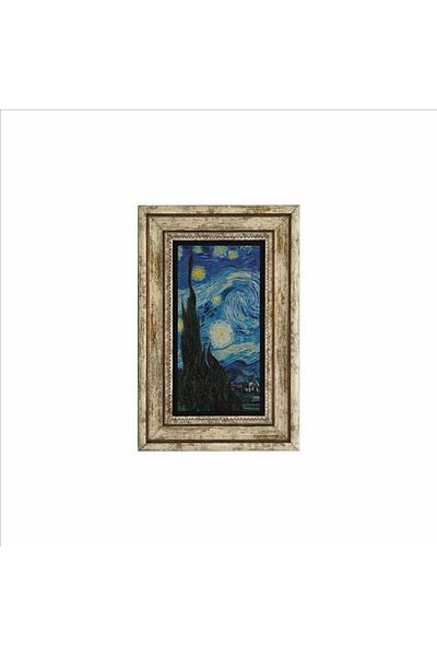 Sadrazam Starry Night -Van Gogh Printed Natural Stone Painting (20 X 30 Drg-86)