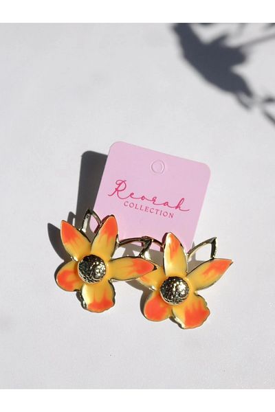 Reorah Collection Freesia Flower Earrings