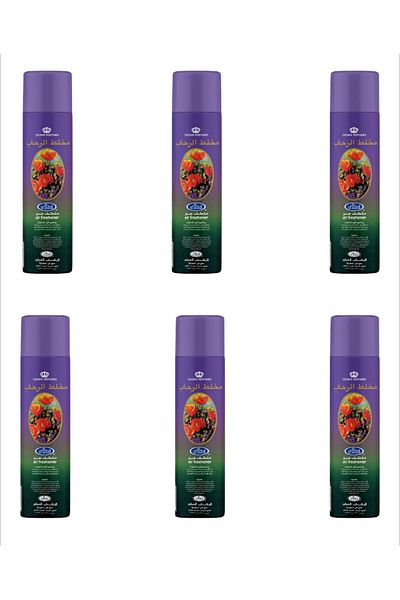 ALREHAB Al Rehab Mixed Air Freshener 300ml - 6 pieces