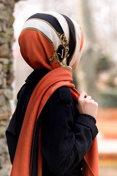 Vissona Σάλι με διπλό στρίφωμα