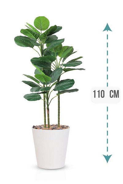 Generic Artificial Flowers - White - 101 - 125 cm