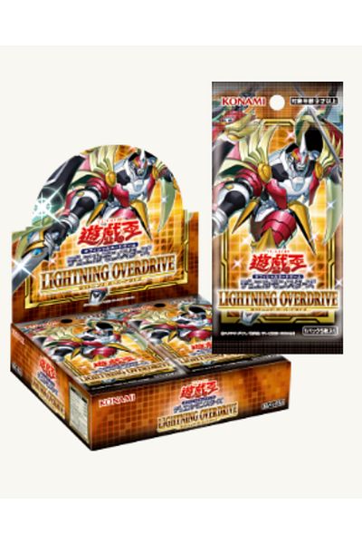 KONAMI يو غي أوه! حزمة التعزيز الرسمية Lightning Overdrive 24-pack Box