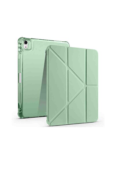 Fuchsia M2 Çip iPad Air 13 ile Uyumlu Kalem Bölmeli Trifolding Akıllı Tablet ...