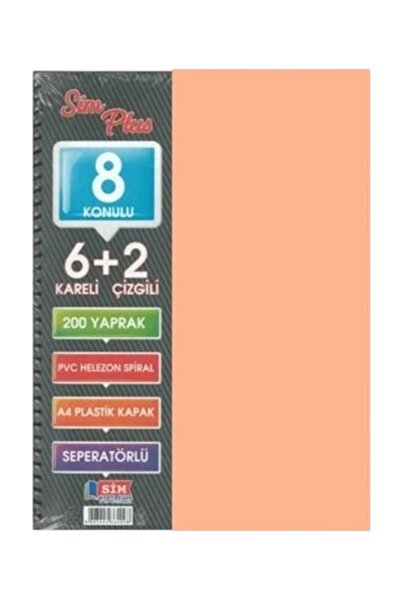 SİM Sim Plus Pp Kpk.spr. (6 2 ) Definiție cu semnul de punct și virgulă. 200 de coli (CULOAREA CAPACULUI ESTE RANDONĂ DE LA STOC!)