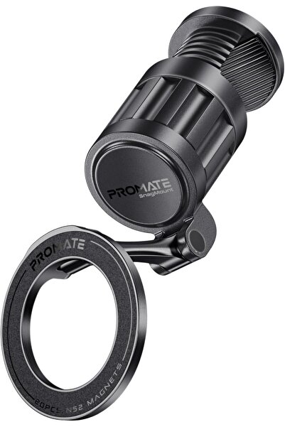 Promate Magnetic Smartphone Mount with Versatile Clamping on Car Screens, Wor...