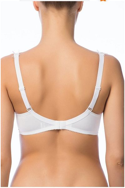 Lora Garden Unfilled Underwire C Cup Thick Strap Recovery Bra