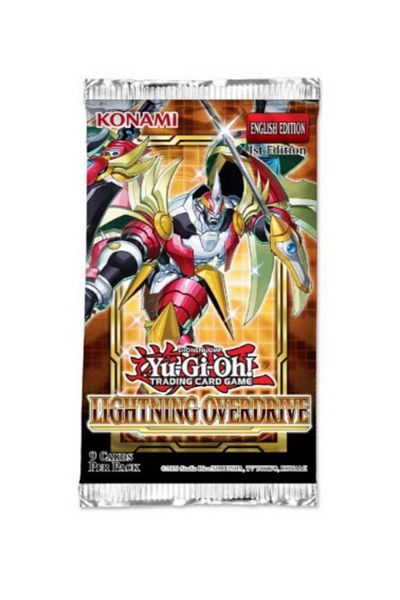 KONAMI بطاقات Yu-Gi-Oh - Lightning Overdrive - مجموعة معززة مكونة من 5 عبوات