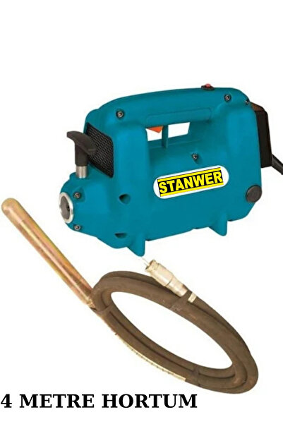 STANWER BETONCU VİBRATÖRÜ 4 METRE GEÇMELİ HORTUM BETON VİBRATÖRÜ