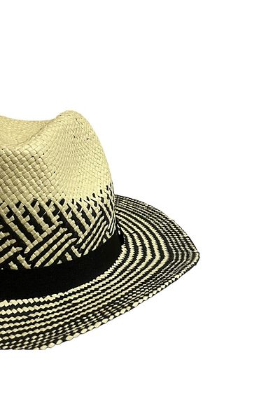 Butigo DARK STRAW HAT-W 4FX Μαύρο γυναικείο ψάθινο καπέλο