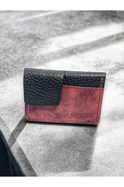 DERİMORE Voux, Kompakt Tasarımlı, Kapaklı Minimal Kartlık ve Nakit Bölmeli El...