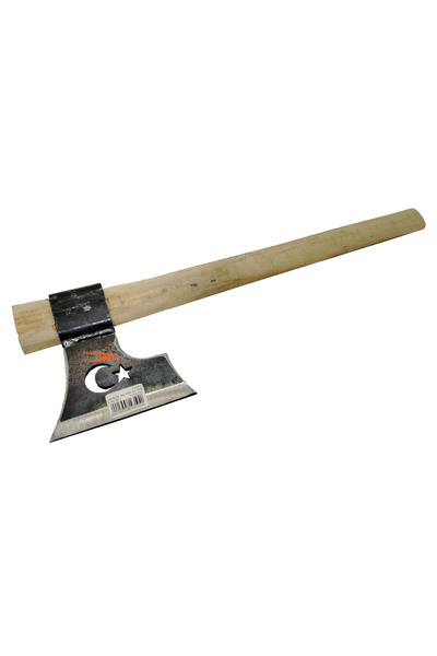 yıldırım nalbur BALTA NACAK AY YILDIZLI AHŞAP SAPLI KAMP BALTASI ODUN KIRMA B...