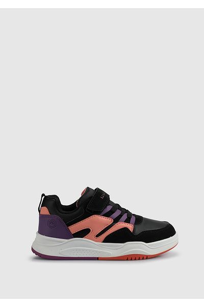 lumberjack Strike 4-Piece Black Girls' Sneakers