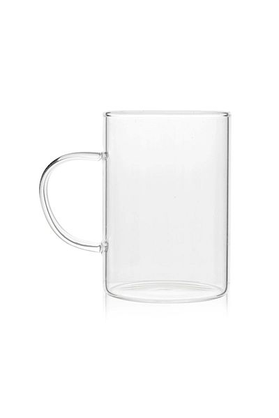 PRATİKOBA DecoHandy 3-Piece Glass Mug 200 ml
