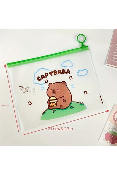 Kawaii Capybara Capybara Locked Envelope File 1 Piece