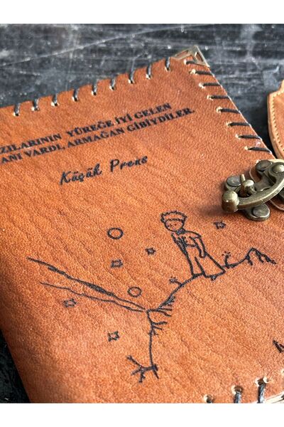 zarif atölye دفتر ملاحظات جلدي هدية عيد ميلاد الأمير الصغير