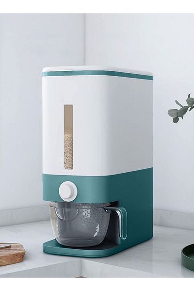 Cady One Airtight Grain Storage Box for Grains and Dry Foods, 12L Moisture-Proof