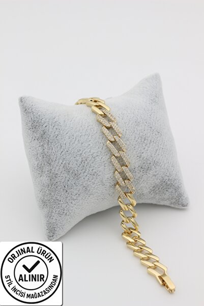 XUPING JEWELRY سوار ستيل إنساي/كسوبينج للمجوهرات موديل جورميت مرصع بالأحجار