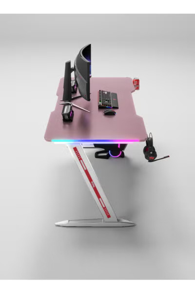 Fun Moment Computer Table for Games 120 x 60 cm with RGB Lighting