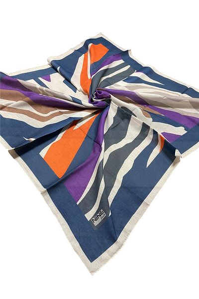 Nine Soft 0221 Prussian Blue Scarf