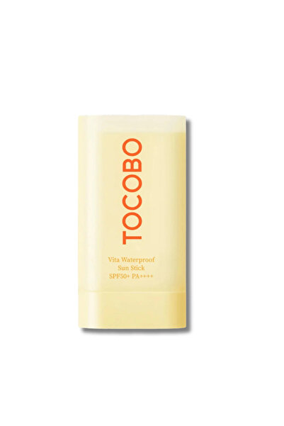 TOCOBO ++++ TOCOBO VITA WATERPROOF SUN STICK SPF50+ PA عصا واقي من الشمس خفيفة الوزن ومقاومة للماء