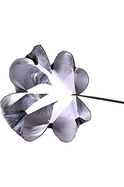 Fitness World Adjustable Retractable Training Parachute for Speed ​​Running with Bag