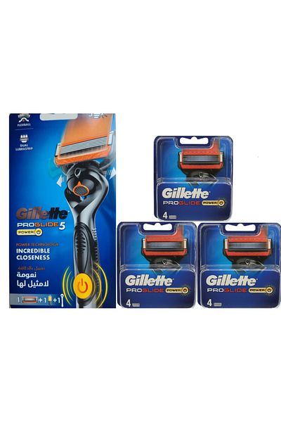 Gillette Fusion Proglide Power Shaver+13 Heads