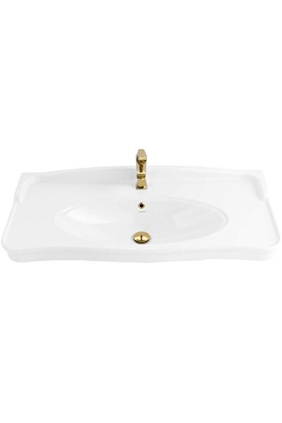 Creavit Antik 50x100 cm Mobilya Uyumlu Duvara Monte Lavabo AN100