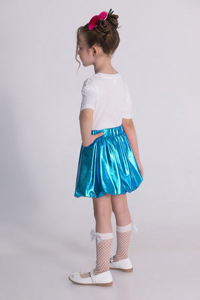 Dmb Set de tricou Love You pentru fete cu fustă argintie