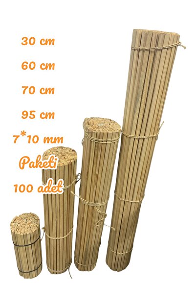 şirinler hediyelik Çam Çıta 7*10 Mm /70 Cm Uçurtma Çıtası Ahşap Bahçe Ve Duva...