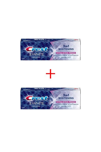CREST 3D White Charcoal Toothpaste, Charcoal Whitening Toothpaste 93g