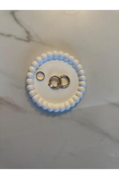 Taş Tozu Bubble Sunum Dekoratif Tabak
