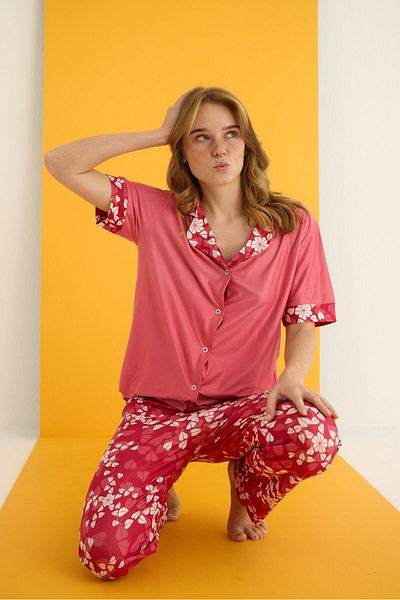 ELİTOL Marla Buttoned Pajama Set